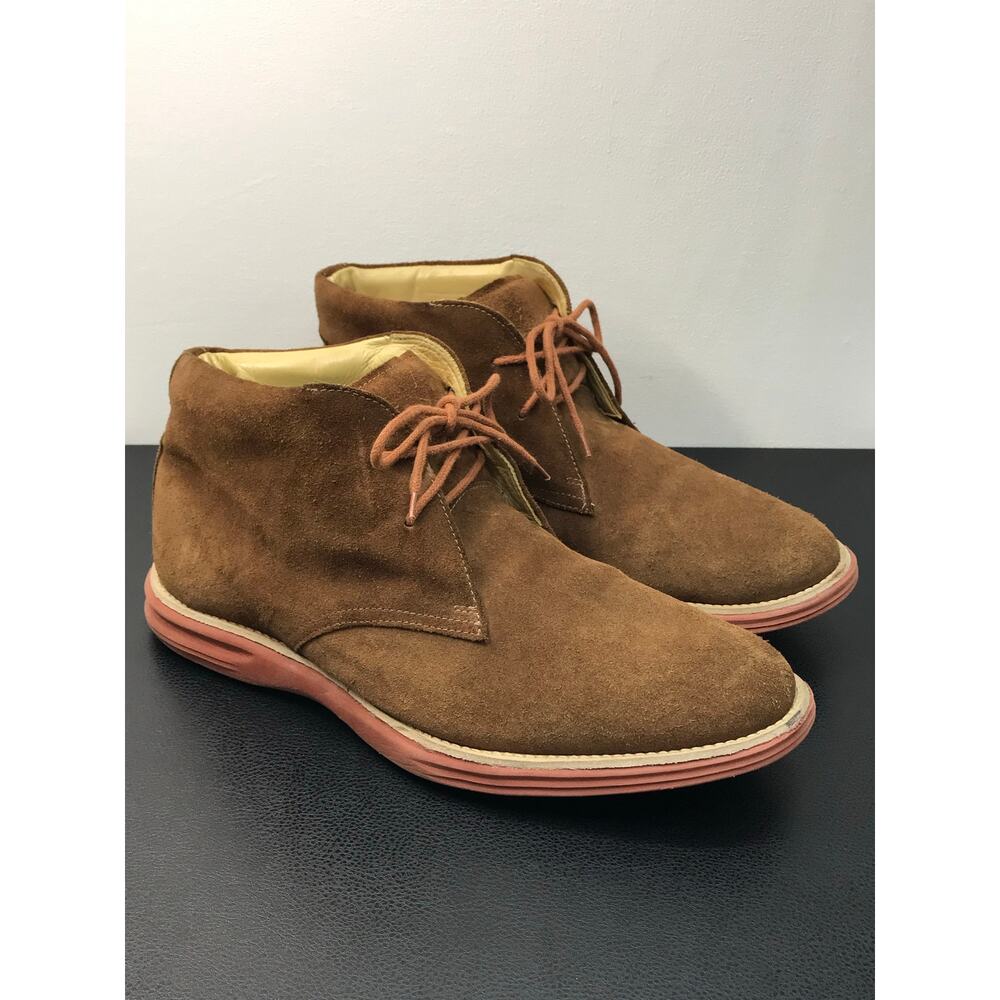 Martin Dingman 10.5 Country Wear Brown Suede Leather Lace Up Chukka Boots - Picture 6 of 16